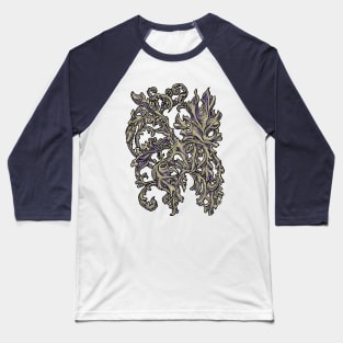 Floral Ornaments Baseball T-Shirt